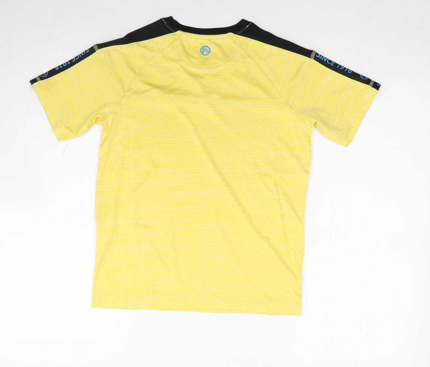 O'Neills Boys Yellow Polyester Jersey T-Shirt Size 9-10 Years Crew Neck Pullover