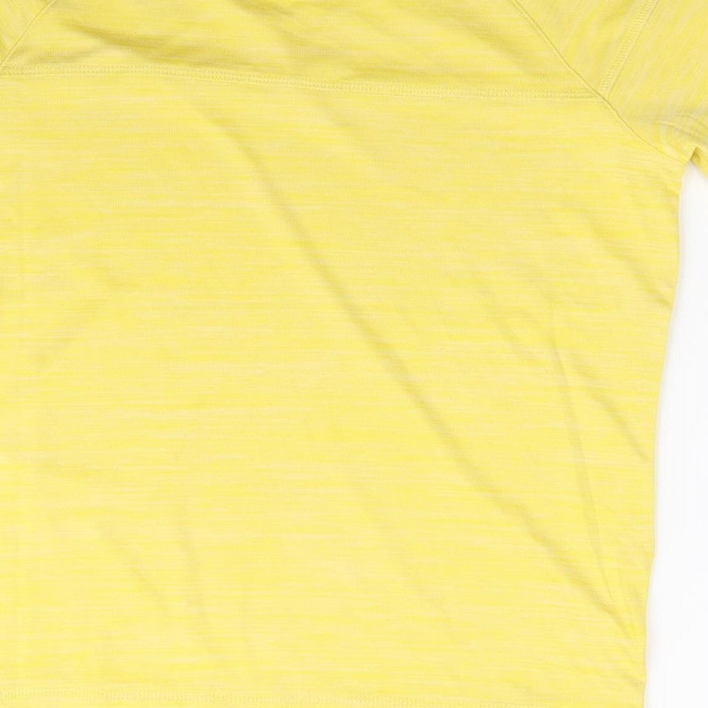 O'Neills Boys Yellow Polyester Jersey T-Shirt Size 9-10 Years Crew Neck Pullover
