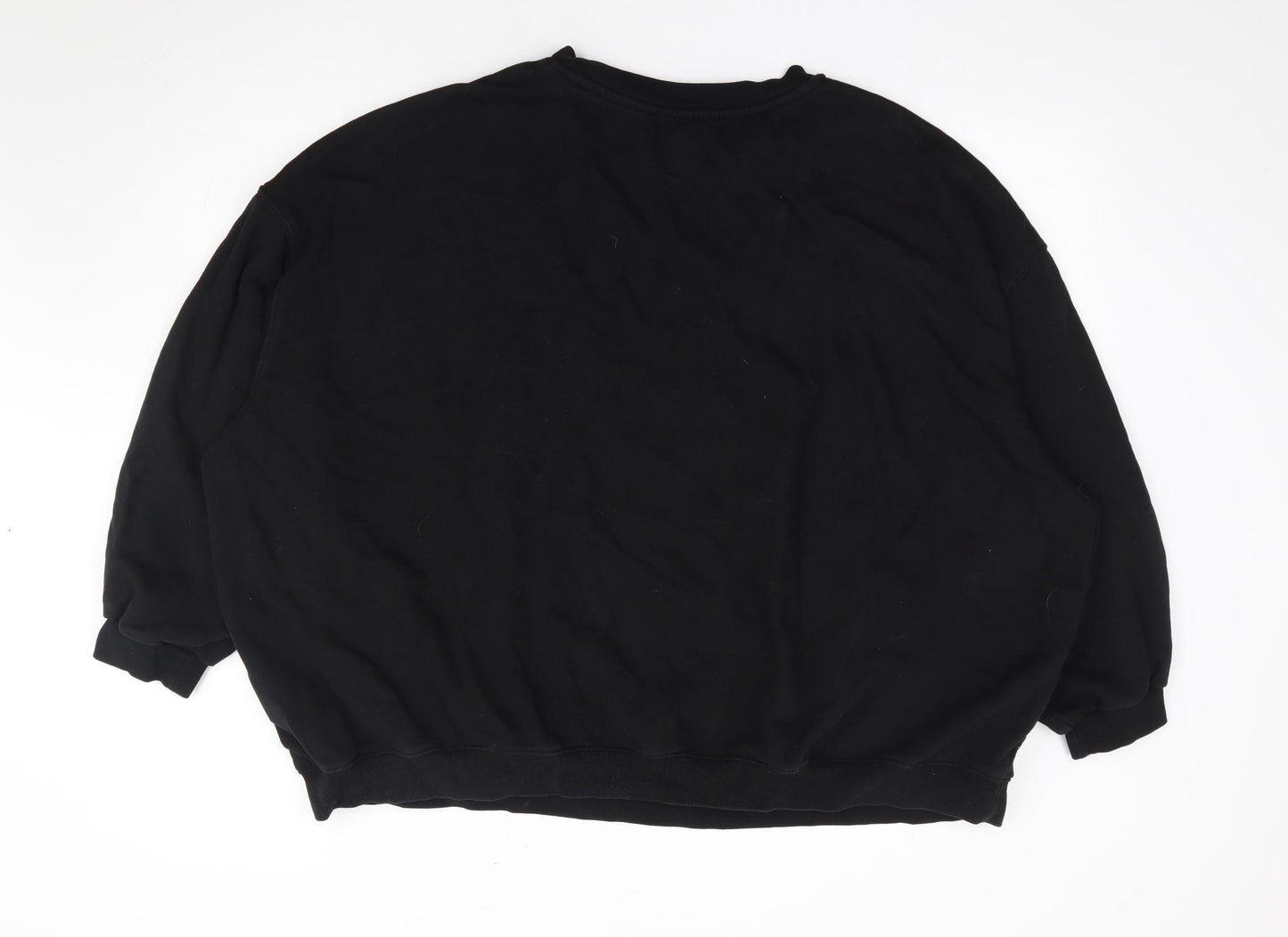 H&M Womens Black Cotton Pullover Sweatshirt Size 3XL Pullover - Powerpuff Girls