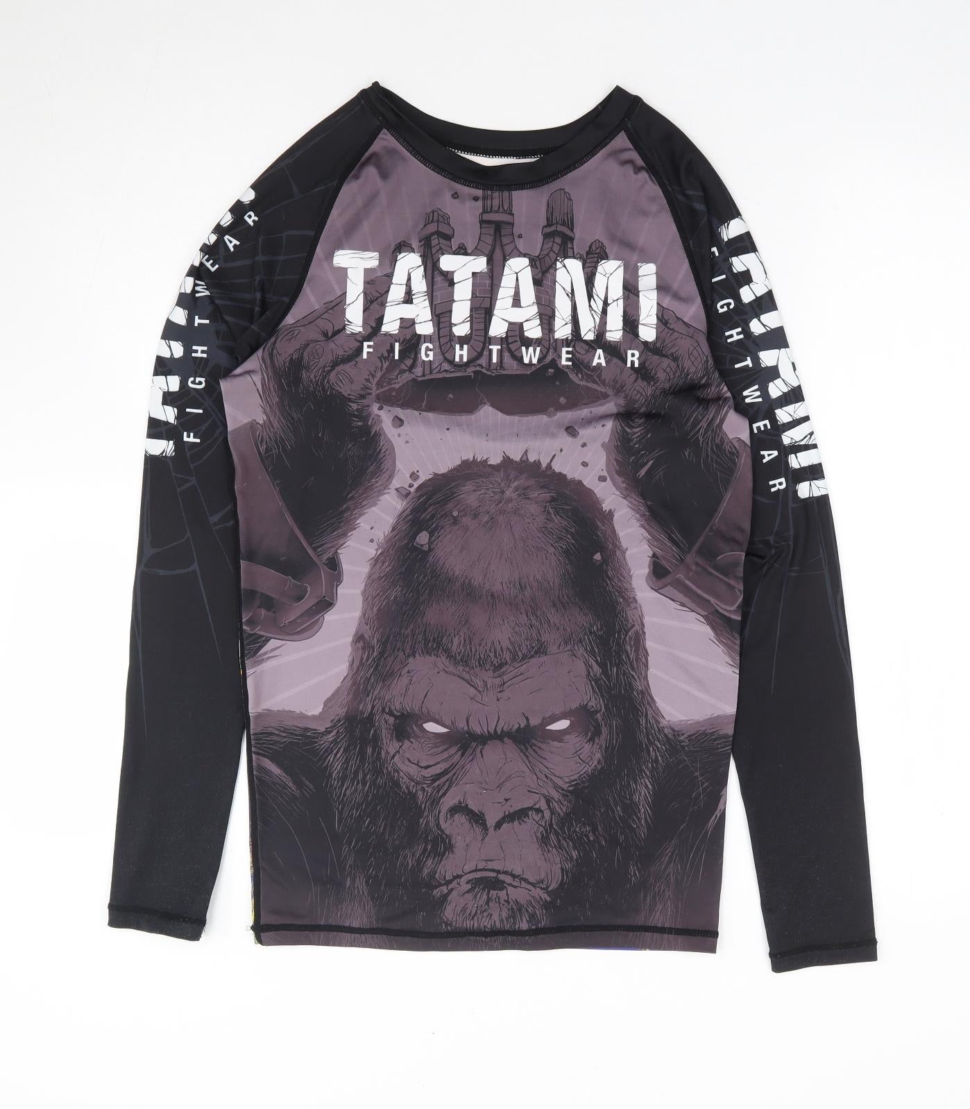 Tatami Fightwear Mens Multicoloured Polyester Jersey T-Shirt Size XS Crew Neck Pullover