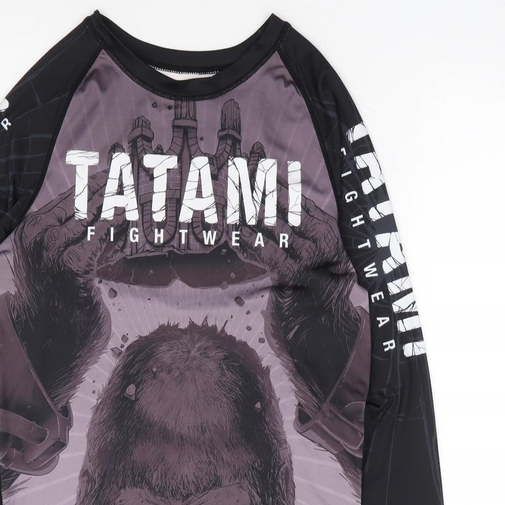 Tatami Fightwear Mens Multicoloured Polyester Jersey T-Shirt Size XS Crew Neck Pullover