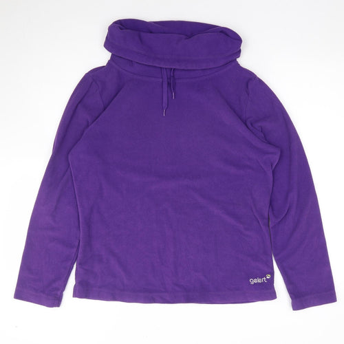 Gelert Womens Purple Polyester Pullover Sweatshirt Size 12 Pullover