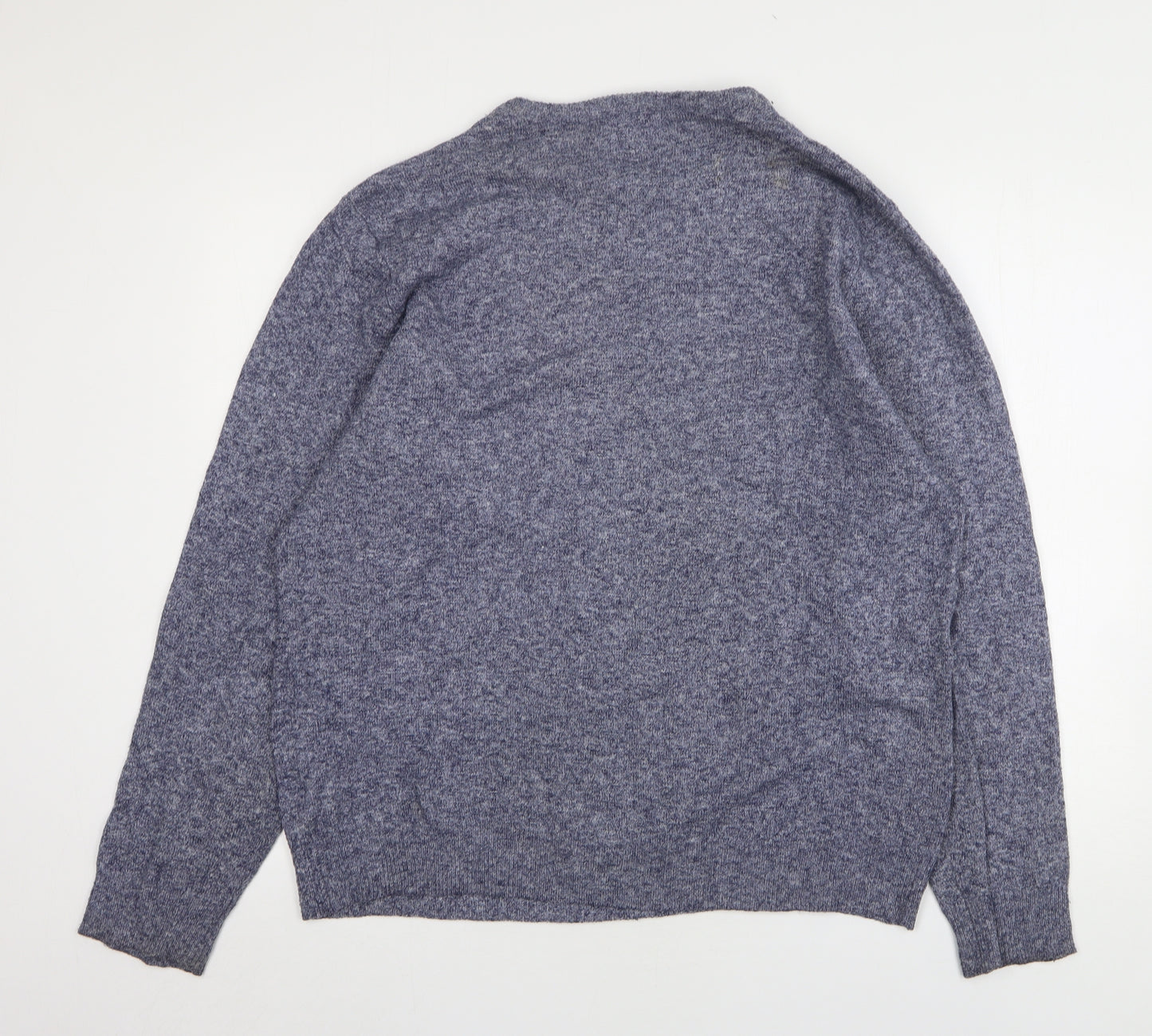 Primark Mens Blue Round Neck Polyester Pullover Jumper Size L