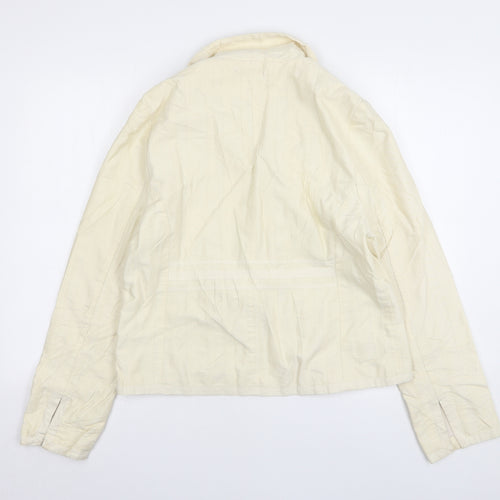 Atmosphere Womens Beige Cotton Jacket Blazer Size 16