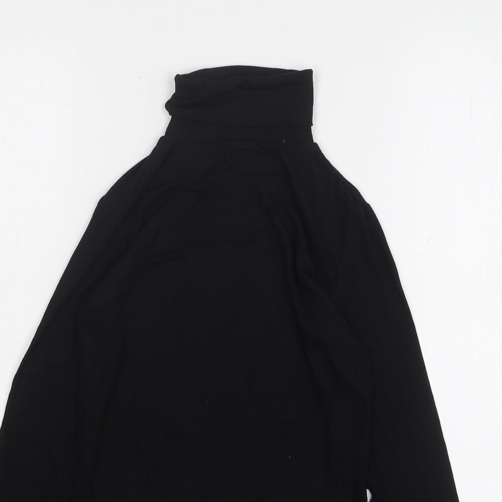 Atmosphere Womens Black Roll Neck Viscose Pullover Jumper Size 8