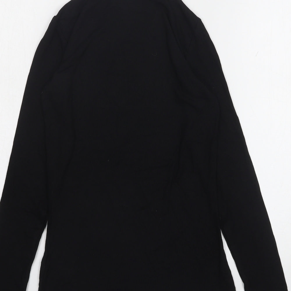 Atmosphere Womens Black Roll Neck Viscose Pullover Jumper Size 8