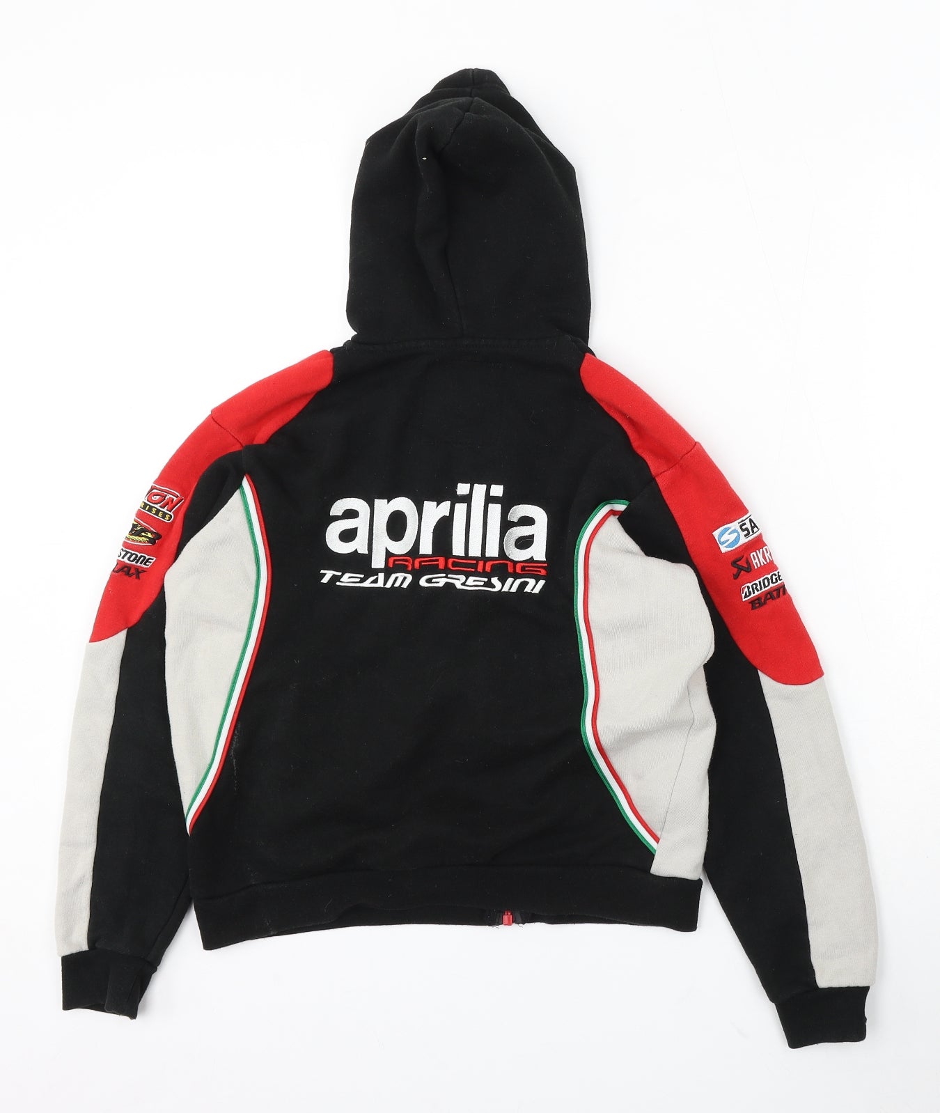 Aprilia Boys Multicoloured Geometric Cotton Pullover Hoodie Size 9 Years