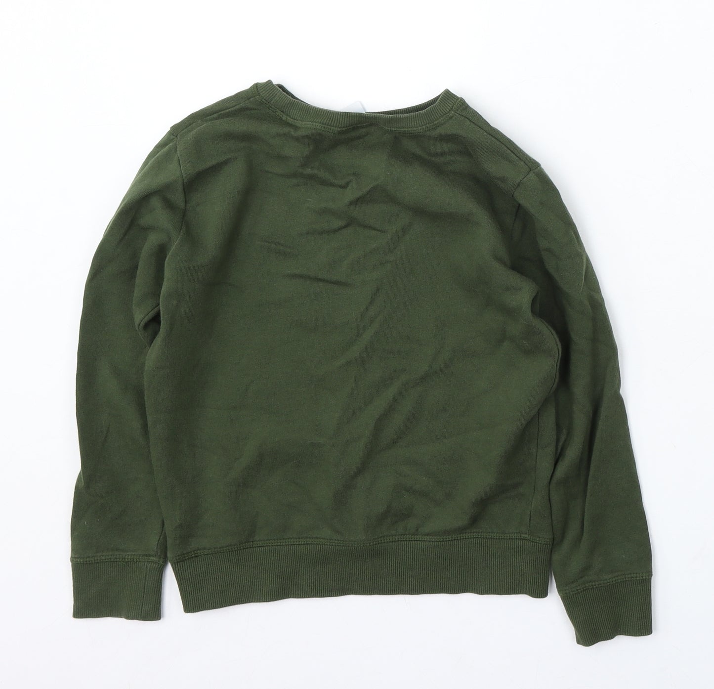 NEXT Boys Green Cotton Pullover Sweatshirt Size 5-6 Years - Lion King