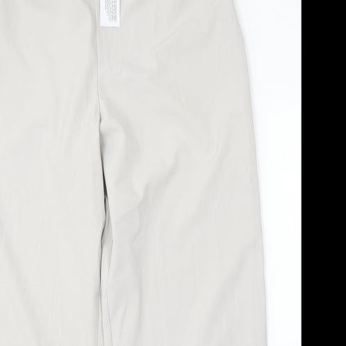 Nightingales Womens Grey Polyester Trousers Size 38 L30 in Regular