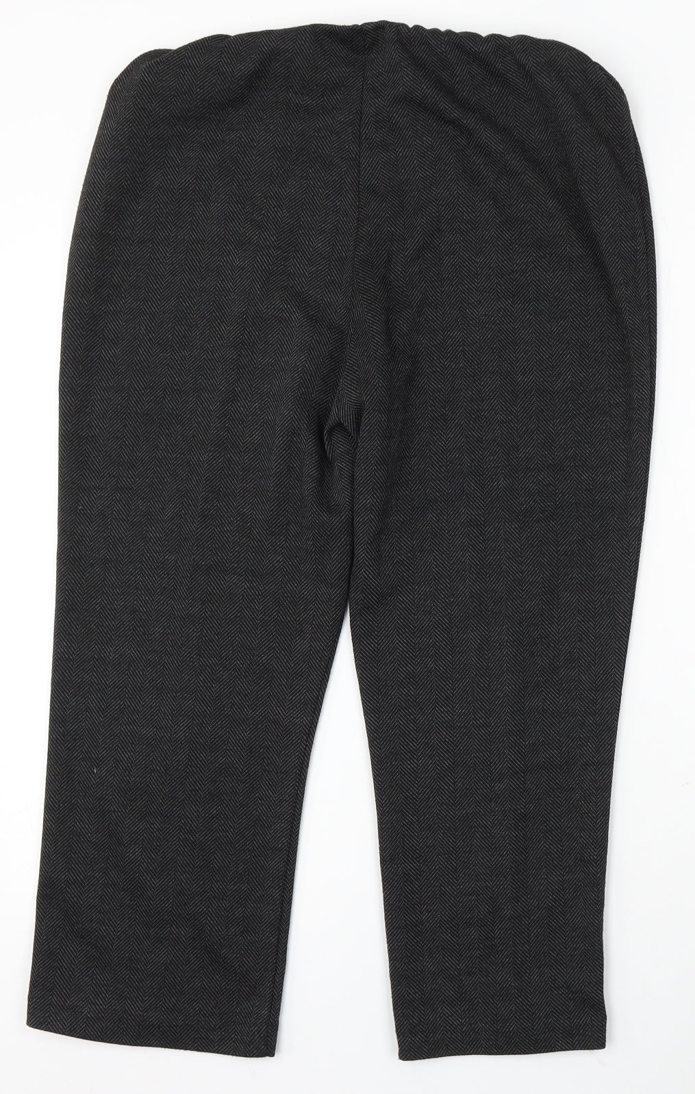 Bonmarché Womens Grey Polyester Trousers Size 14 L24 in Regular