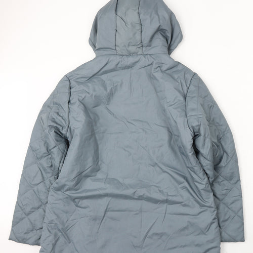Anne De Lancay Womens Blue Jacket Size M Zip