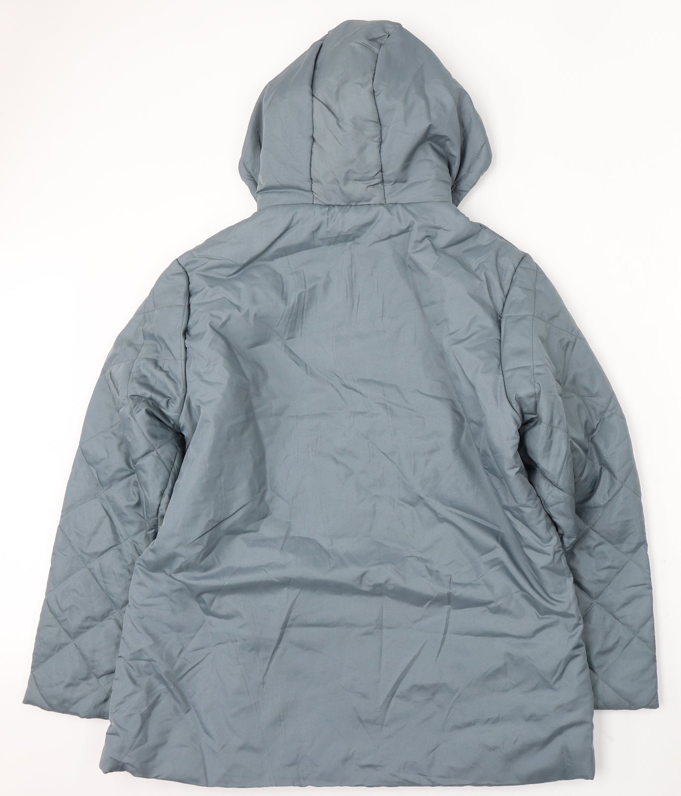 Anne De Lancay Womens Blue Jacket Size M Zip