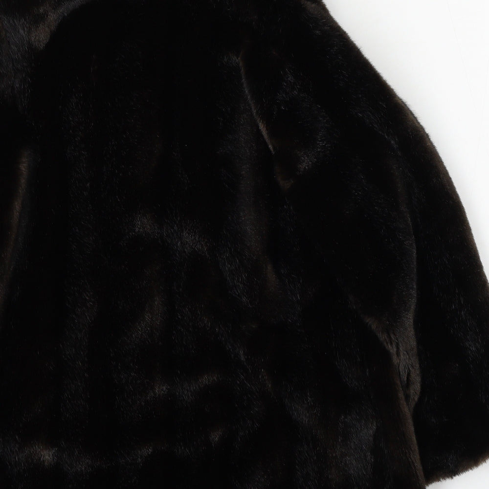 Furlook Womens Brown Jacket Coat Size M