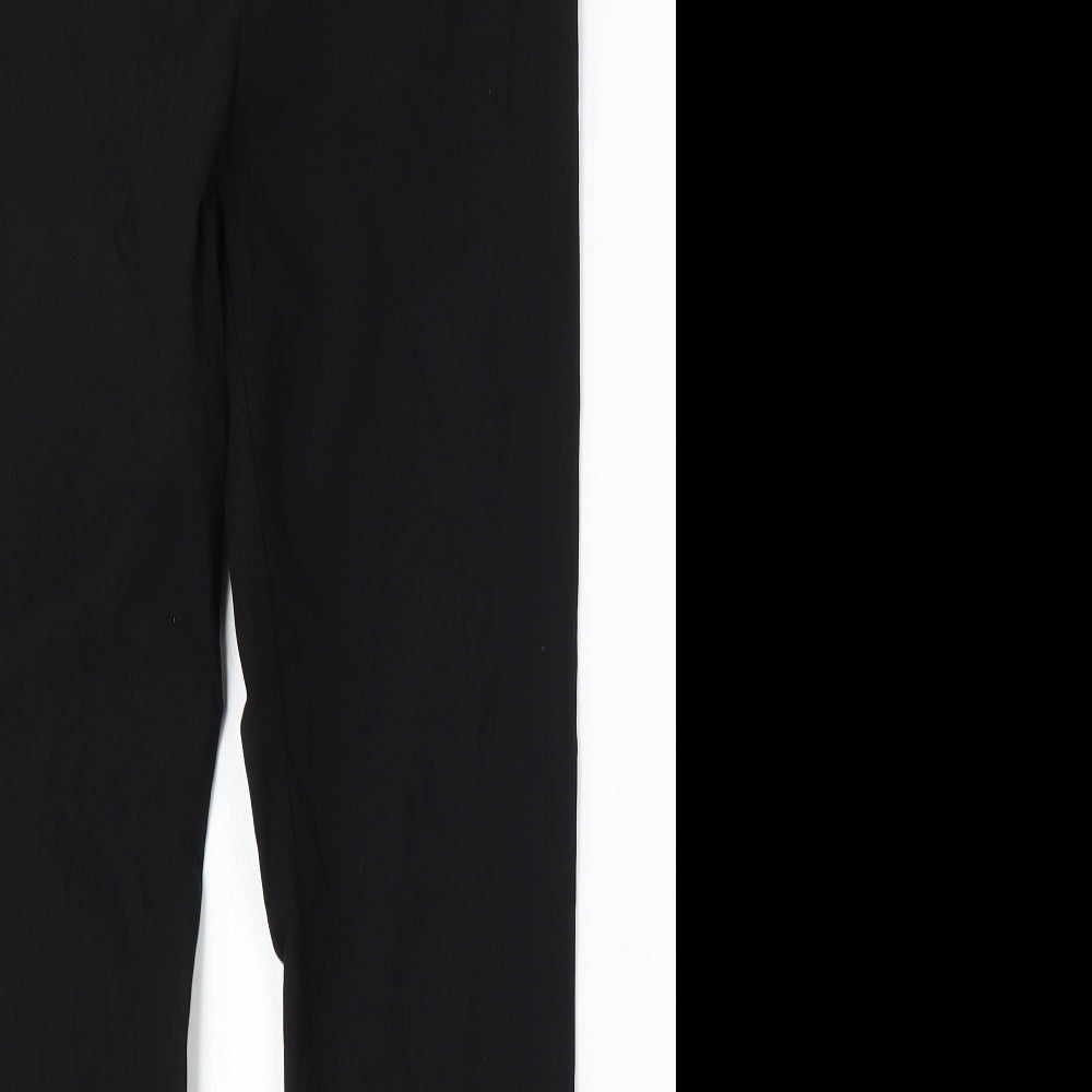 New Look Girls Black Polyester Capri Trousers Size 15 Years L29 in Regular