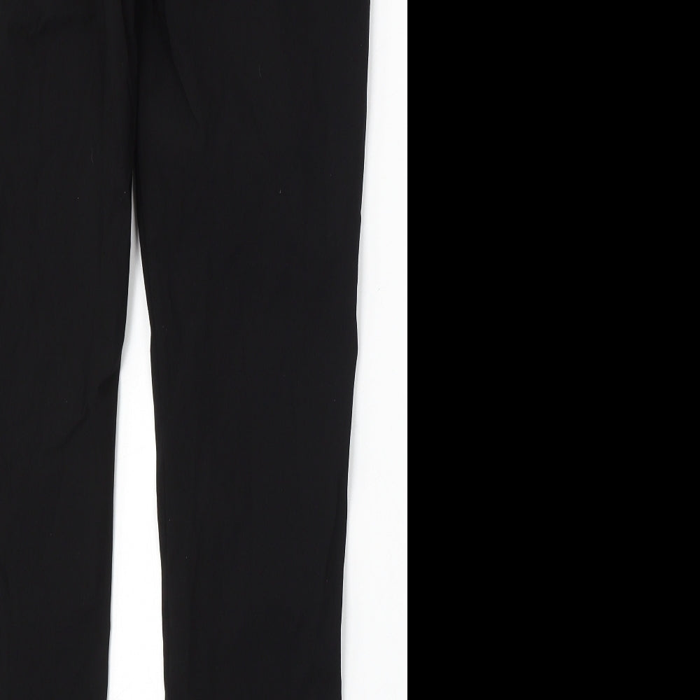 New Look Girls Black Polyester Capri Trousers Size 15 Years L29 in Regular