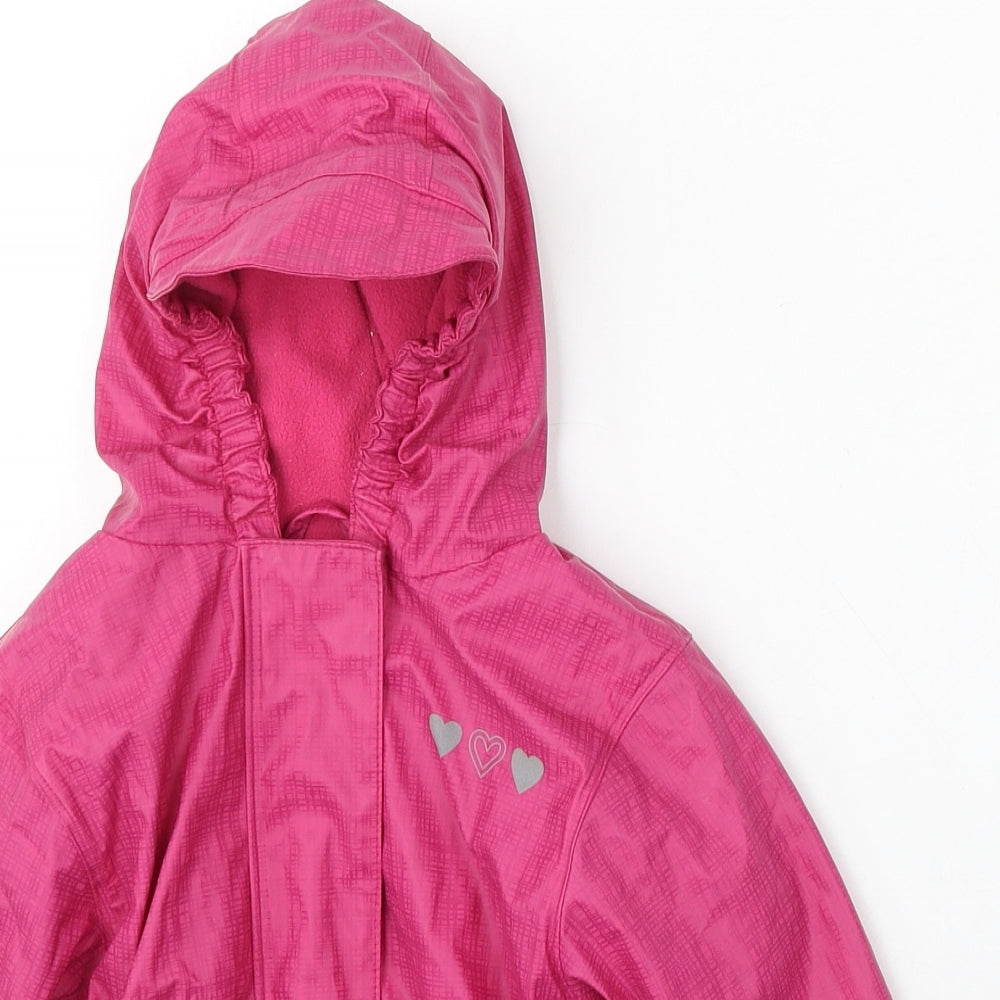 Lipilu Girls Pink Jacket Coat Size 2-3 Years Zip