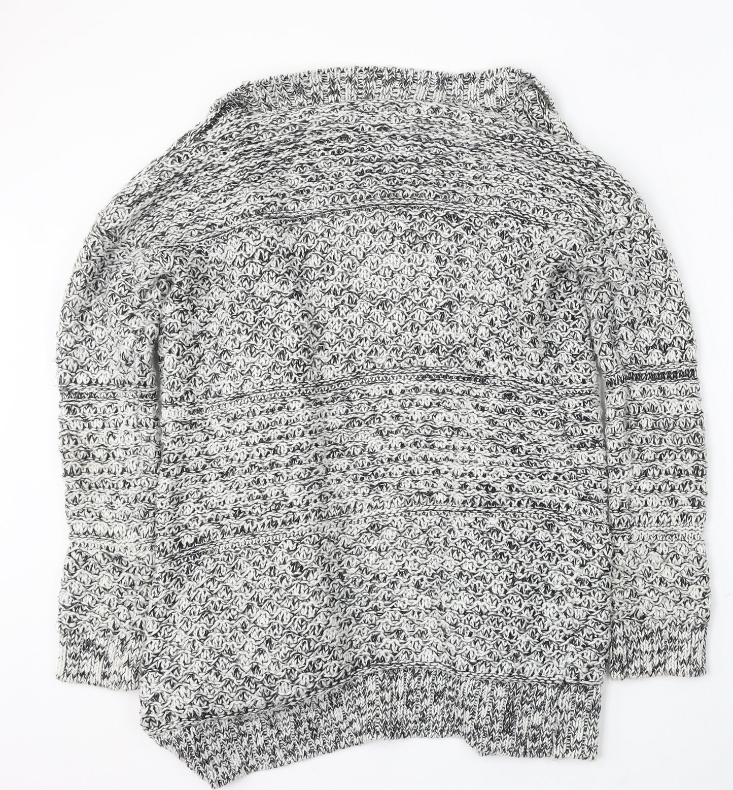 Papaya Womens Multicoloured Roll Neck Acrylic Cardigan Jumper Size S