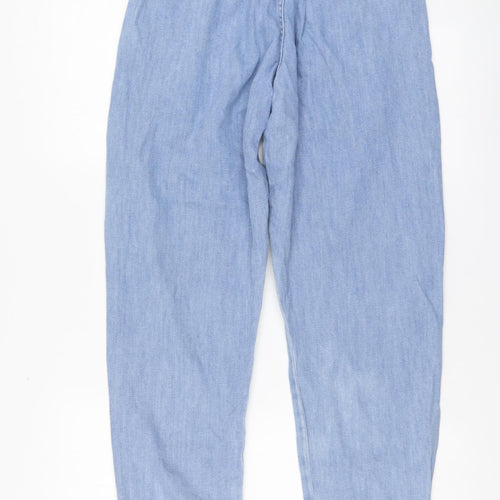 Zara Womens Blue Cotton Jegging Jeans Size 34 L29 in Regular