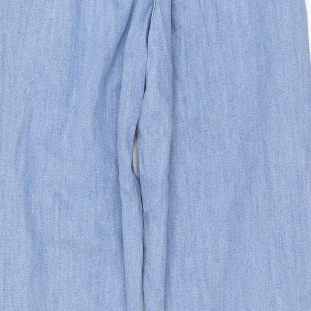 Zara Womens Blue Cotton Jegging Jeans Size 34 L29 in Regular