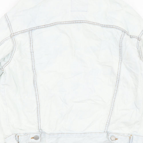 Pull&Bear Womens Blue Jacket Size S
