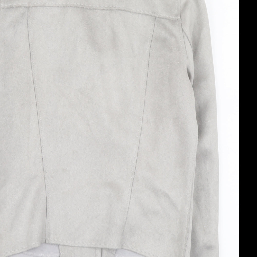 River Island Womens Grey Jacket Size 10