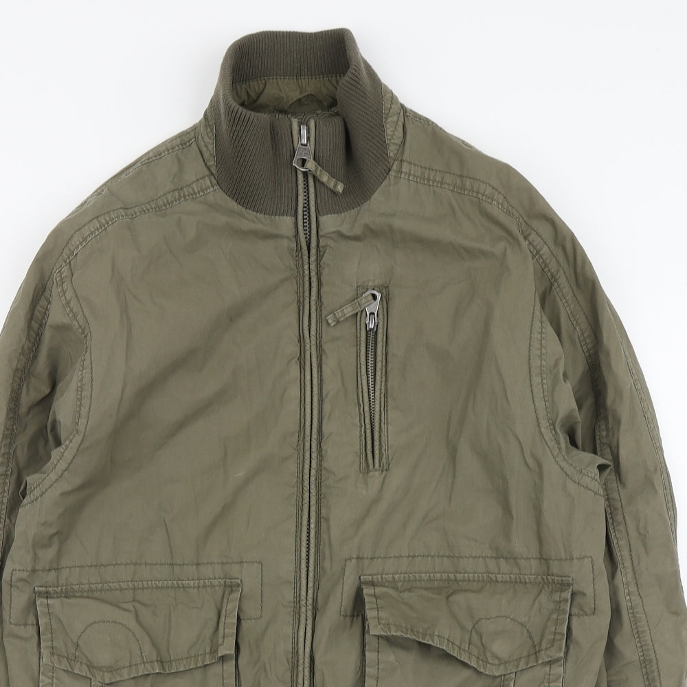RJR.John Rocha Mens Green Jacket Coatigan Size M