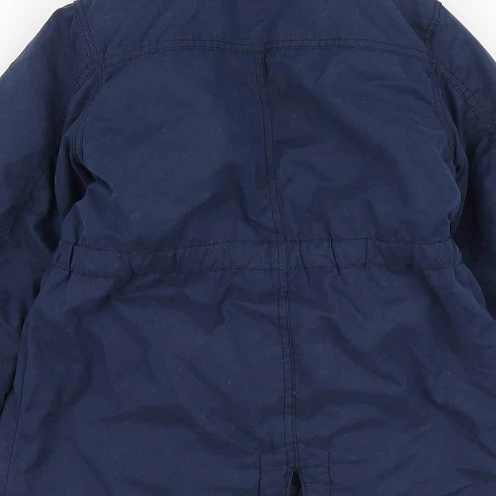 H&M Girls Blue Jacket Size 3-4 Years