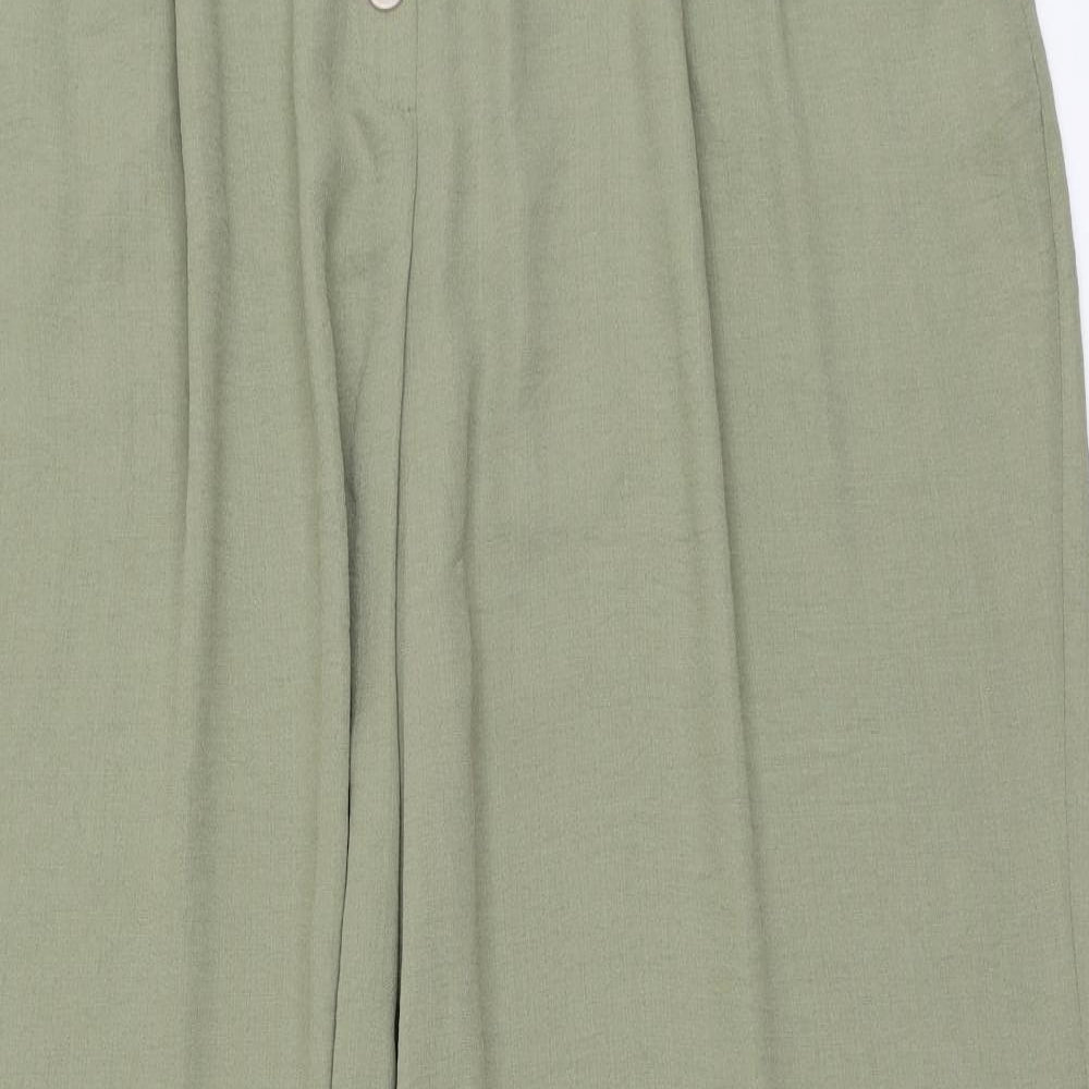 Primark Womens Green Polyester Trousers Size 20 L29 in Regular