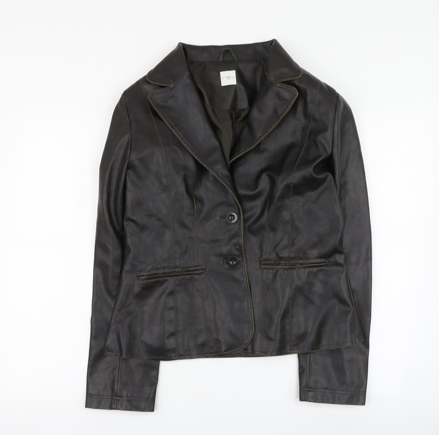 New Look Womens Brown Jacket Size 14