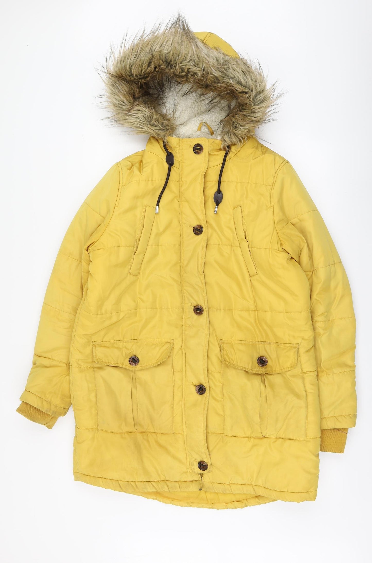 F&F Womens Yellow Jacket Size 14