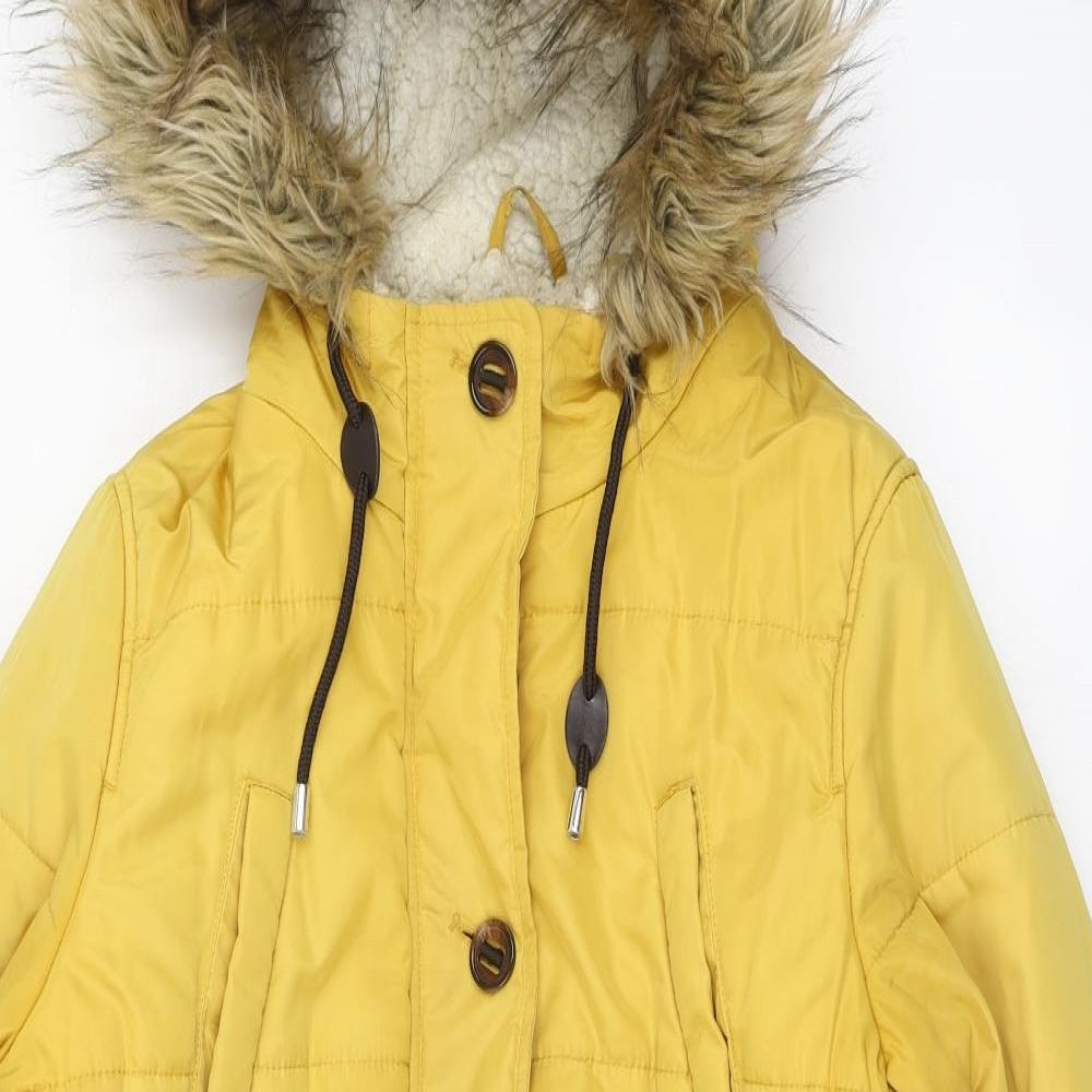 F&F Womens Yellow Jacket Size 14