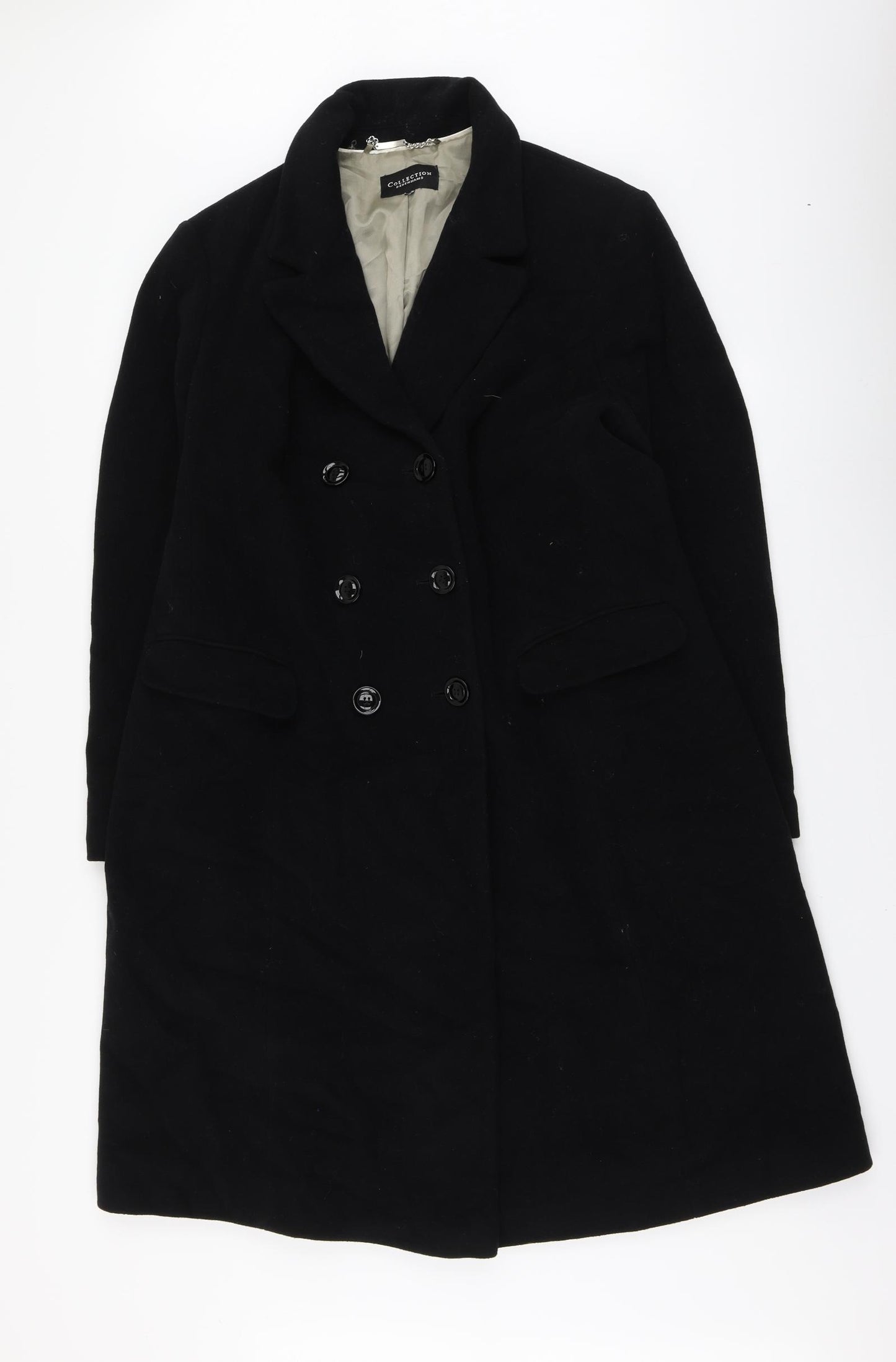 Collection Debenhams Womens Black Parka Coat Size 18