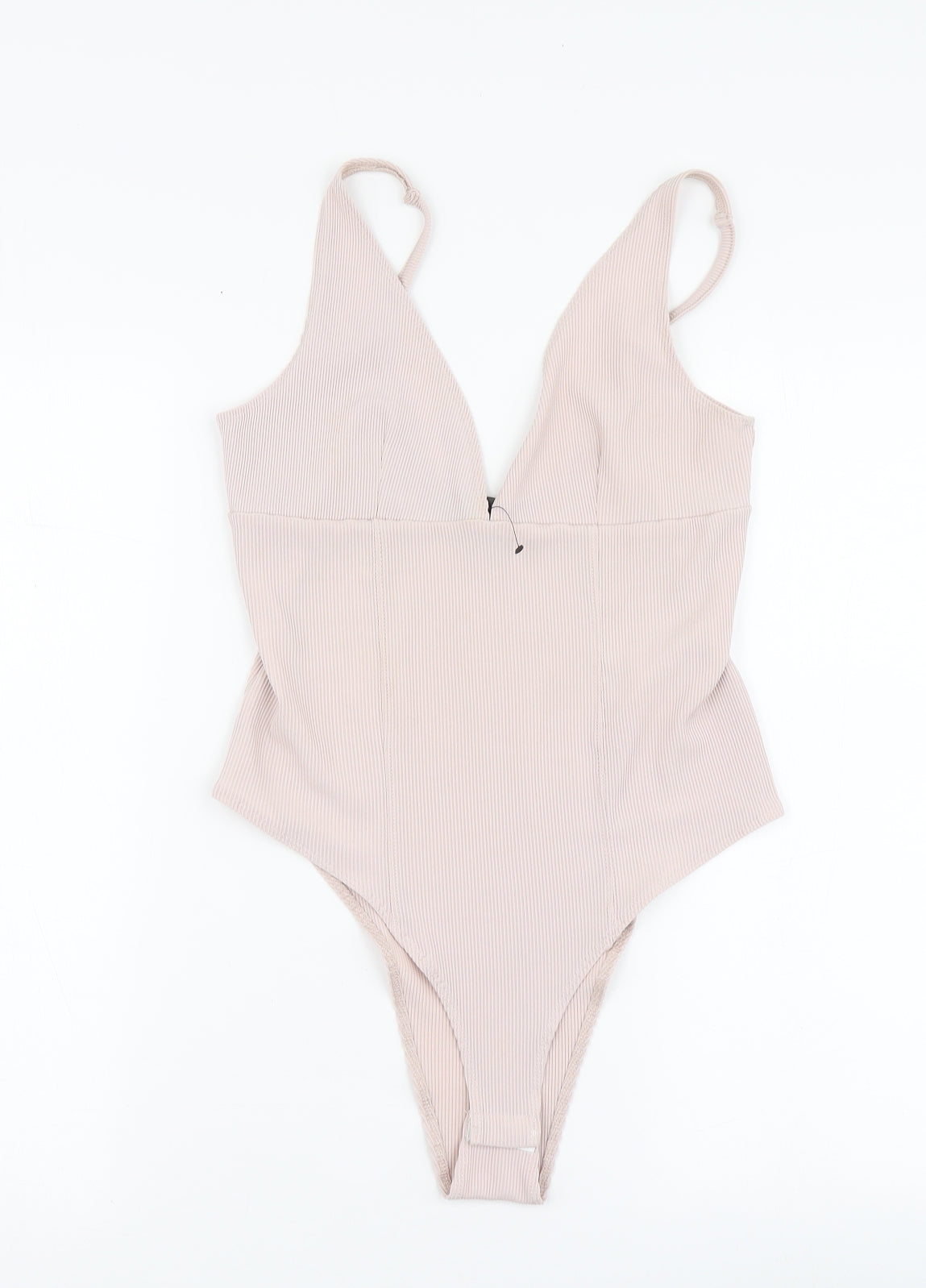 Primark Womens Pink Polyester Bodysuit One-Piece Size S