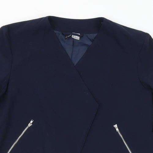 H&M Womens Blue Jacket Size 12