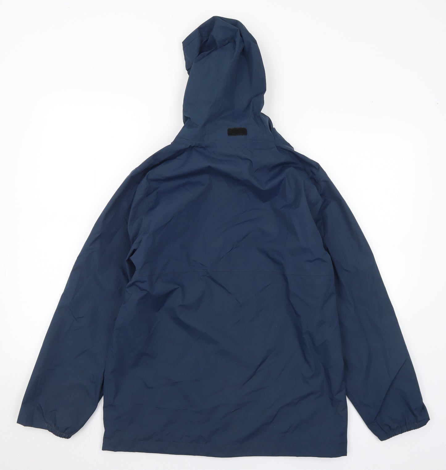 Freedom Trail Womens Blue Windbreaker Coat Size 32 Zip