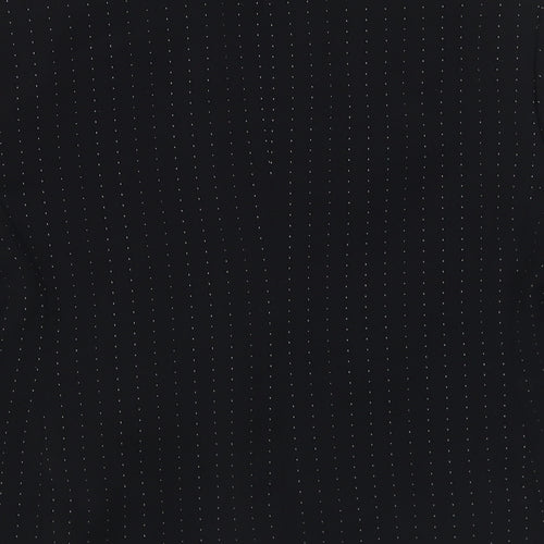 Worthington Industries Womens Black Geometric Polyester Jacket Suit Jacket Size 10