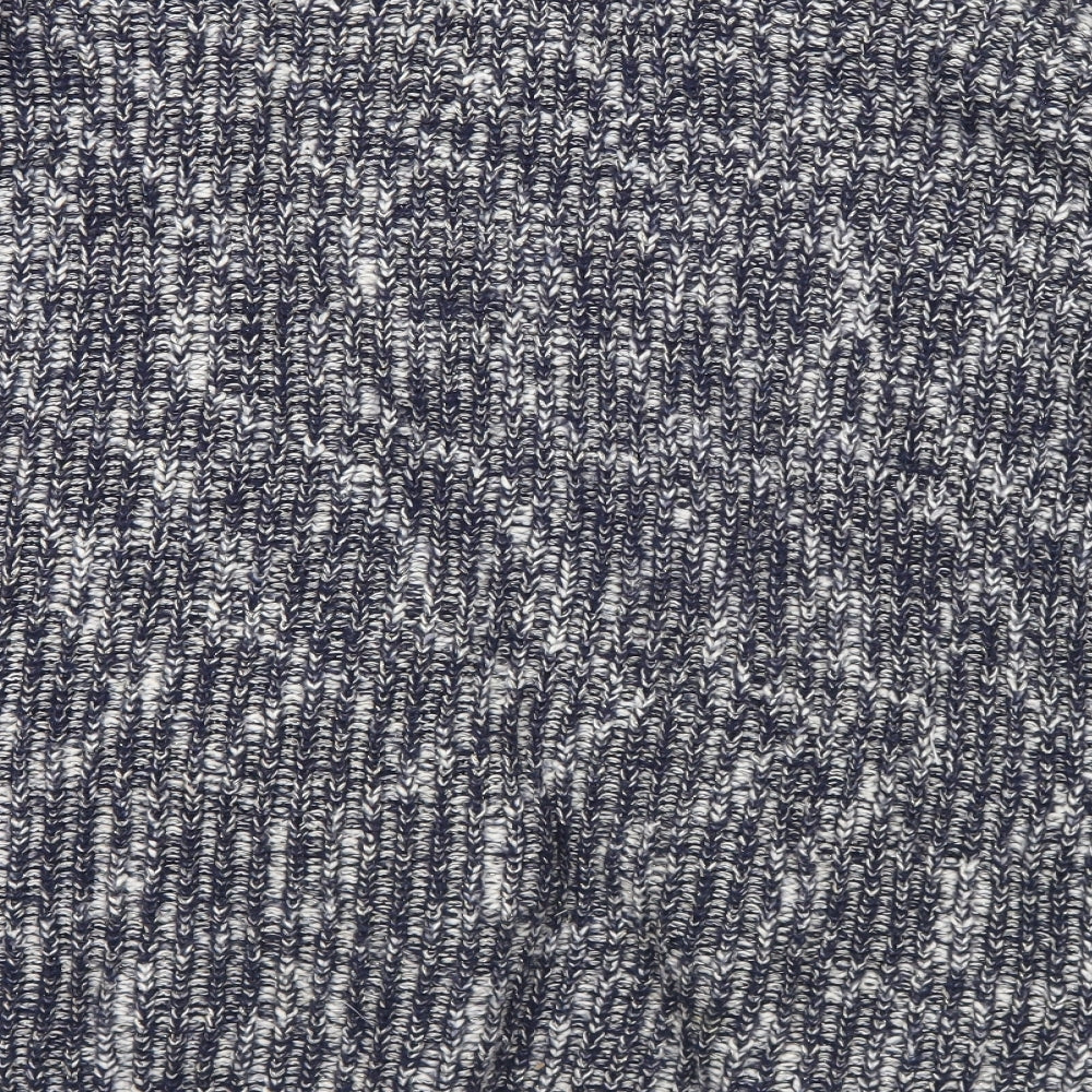 NEXT Womens Blue V-Neck Cotton Cardigan Jumper Size L