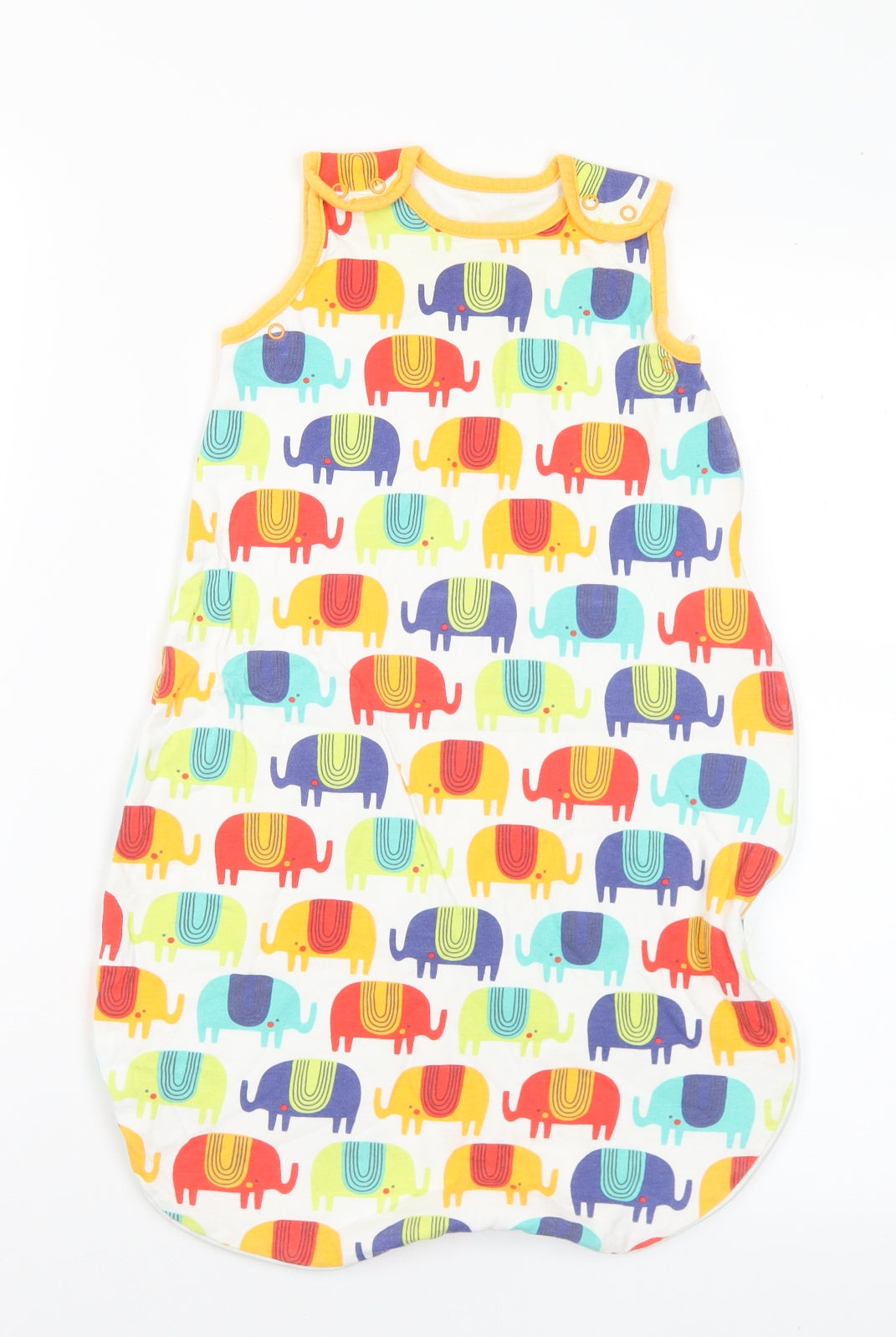 Mothercare Baby Multicoloured Geometric Cotton Babygrow One-Piece Size 0-3 Months Snap - Baby Sleeping Bag