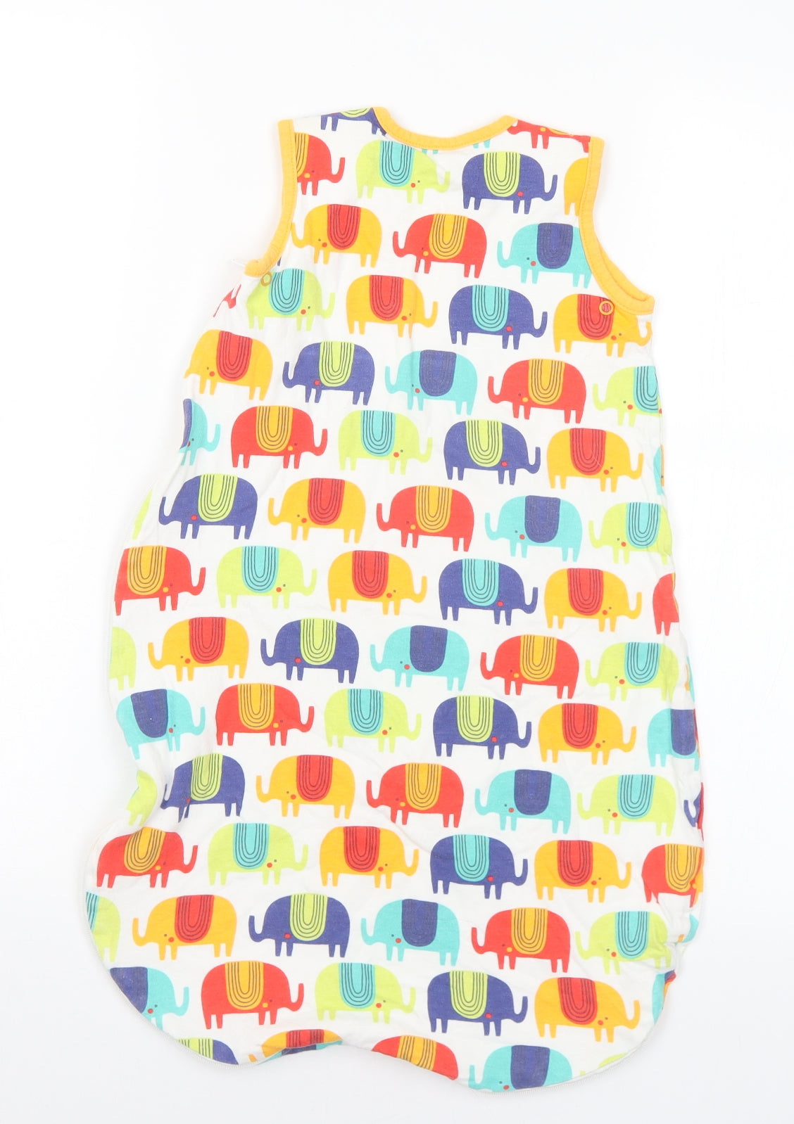 Mothercare Baby Multicoloured Geometric Cotton Babygrow One-Piece Size 0-3 Months Snap - Baby Sleeping Bag
