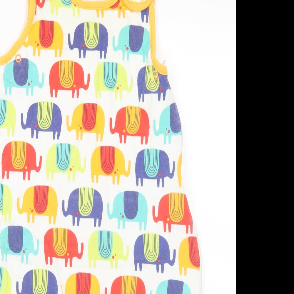 Mothercare Baby Multicoloured Geometric Cotton Babygrow One-Piece Size 0-3 Months Snap - Baby Sleeping Bag