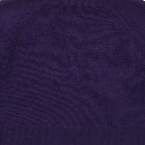 Preworn Womens Purple Jacket Size L Zip