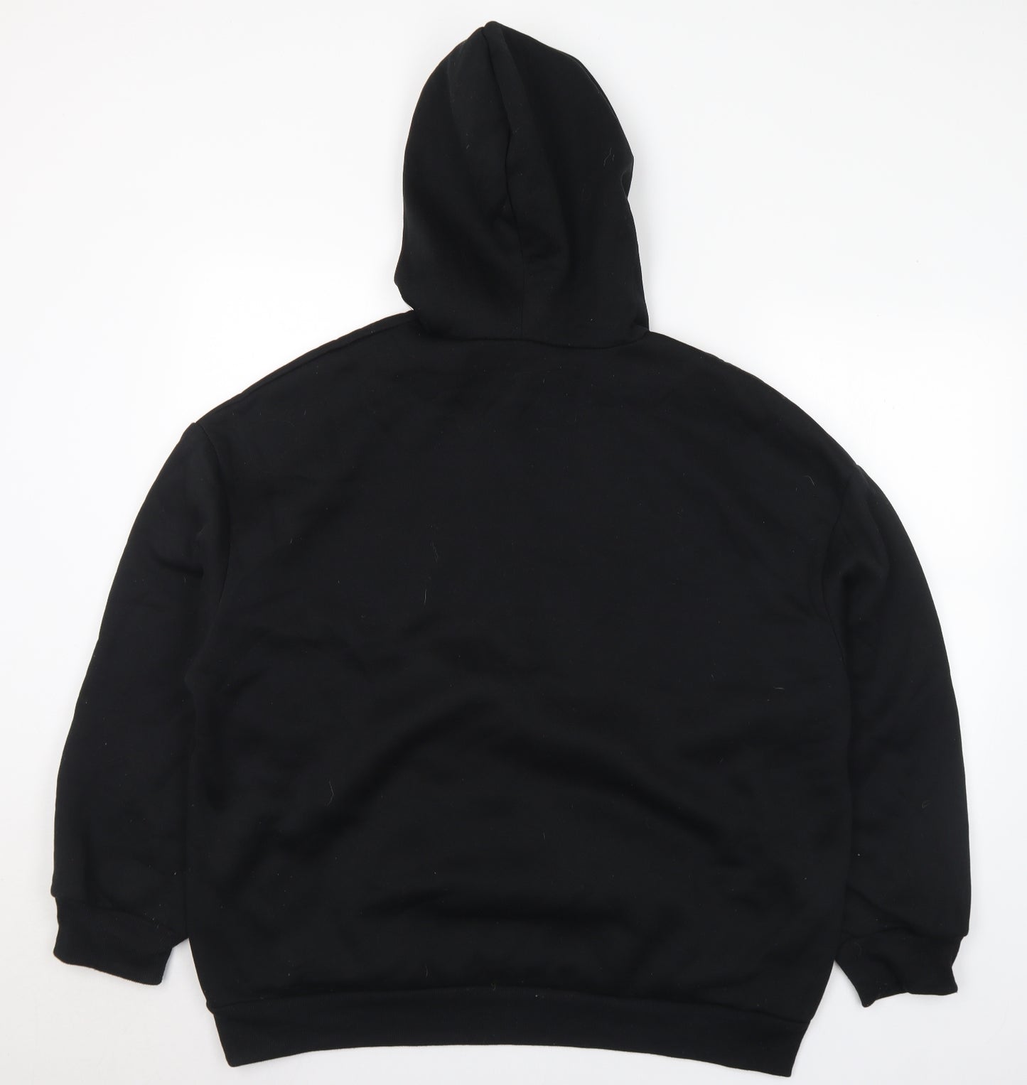 SheIn Mens Black Polyester Pullover Hoodie Size 2XL - California