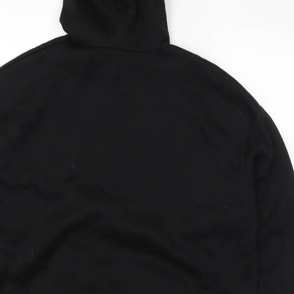 SheIn Mens Black Polyester Pullover Hoodie Size 2XL - California