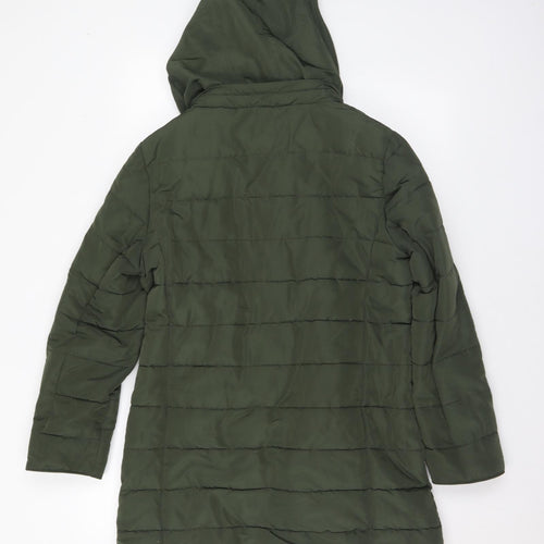 Eastex Womens Green Quilted Coat Size 12
