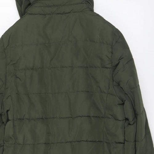 Eastex Womens Green Quilted Coat Size 12