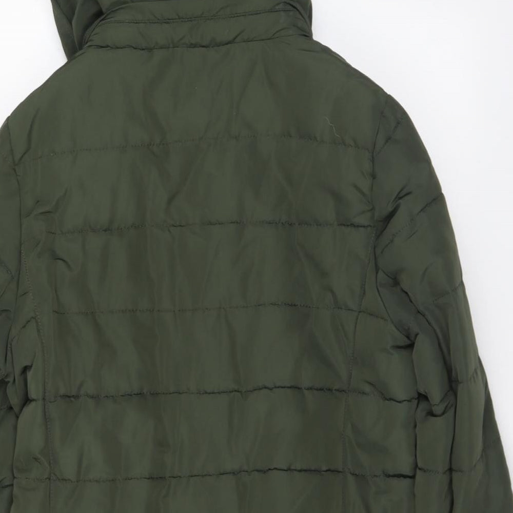 Eastex Womens Green Quilted Coat Size 12