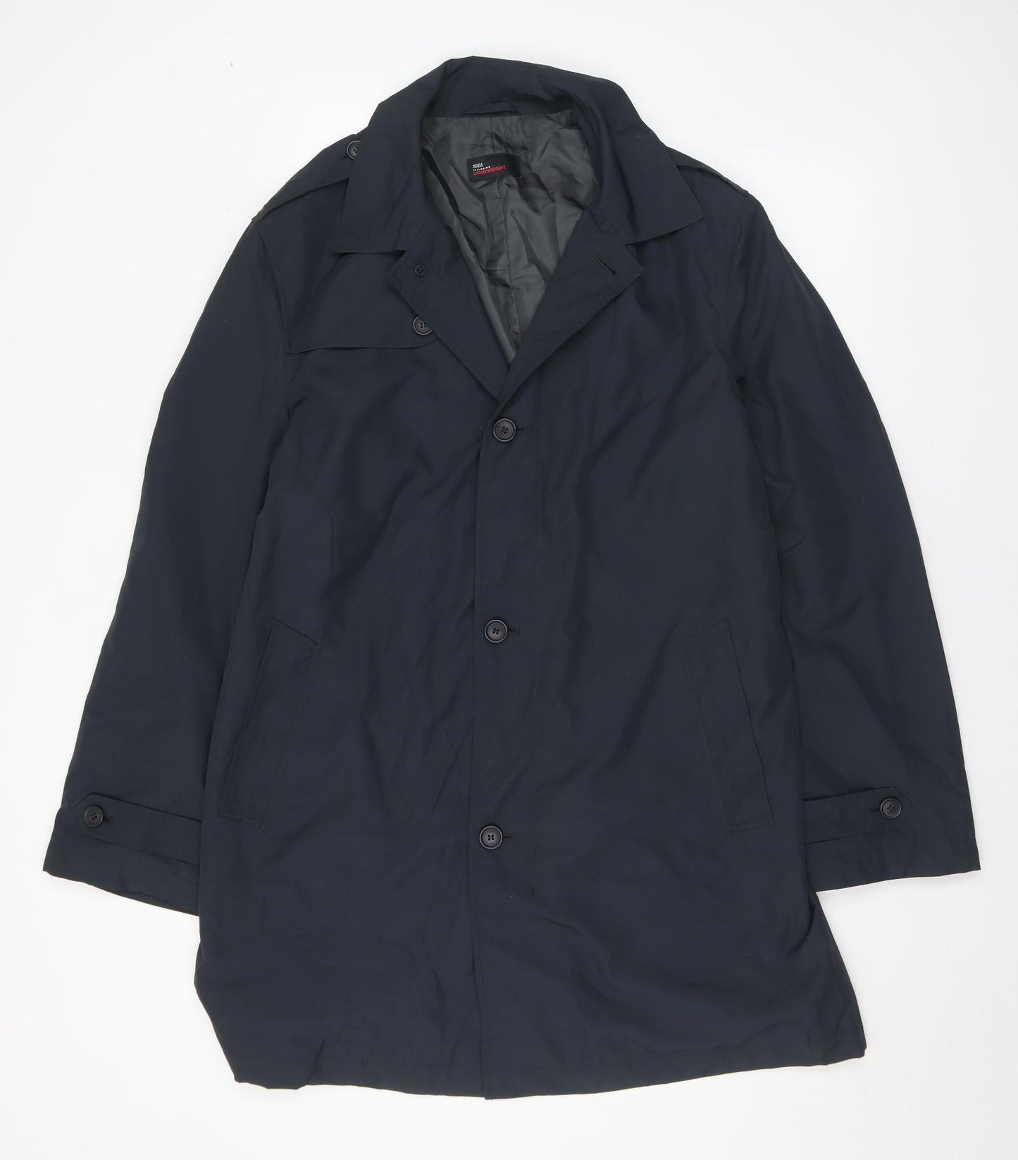 Marks and Spencer Womens Blue Trench Coat Coat Size L