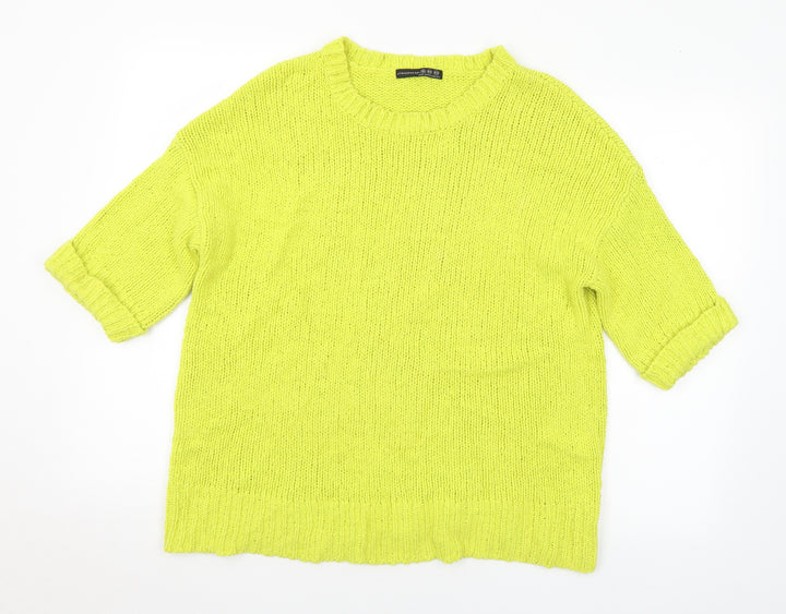Atmosphere Womens Green Round Neck Acrylic Pullover Jumper Size 16