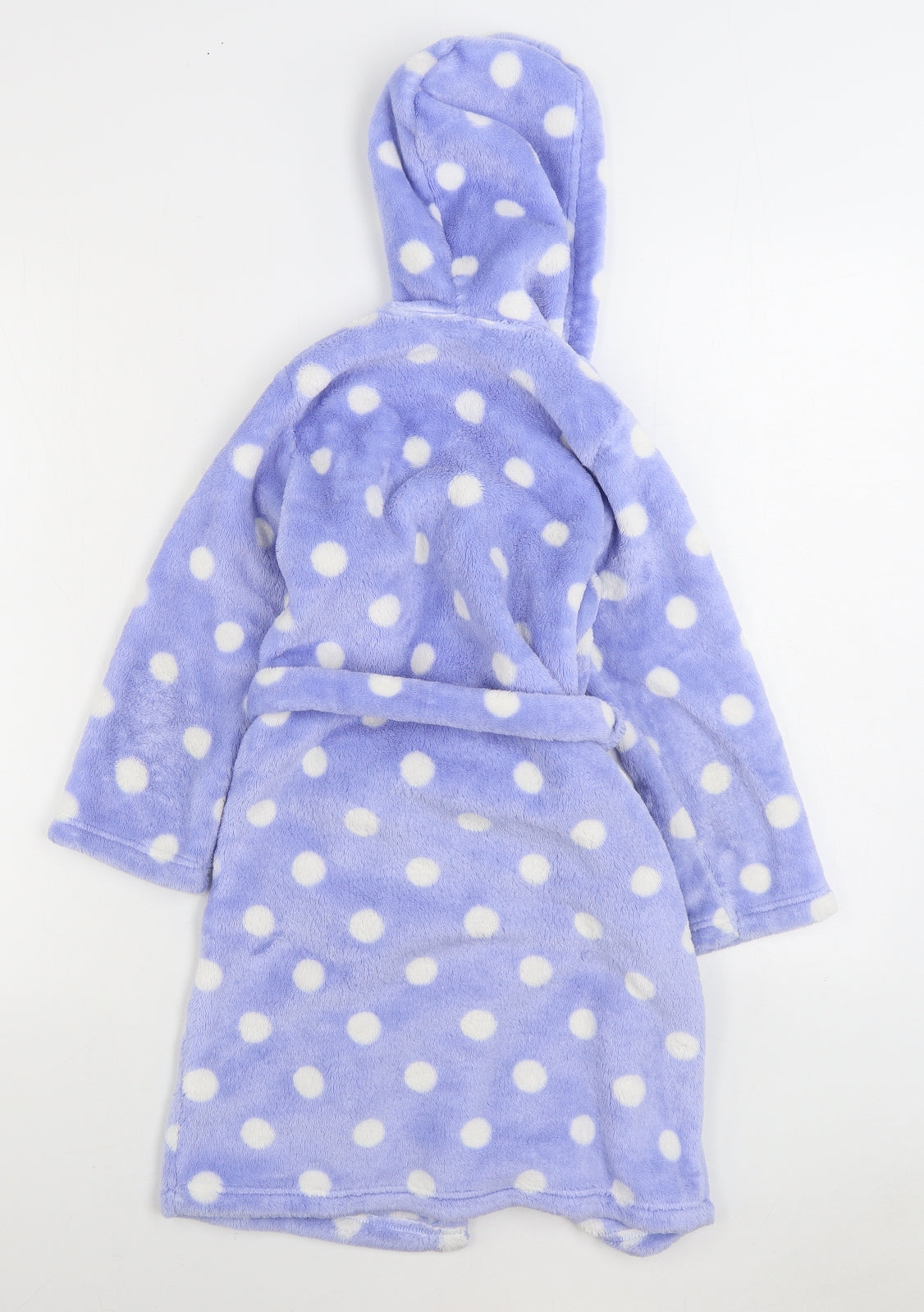 Marks and Spencer Boys Blue Polka Dot Polyester Gown Size 6-7 Years Tie