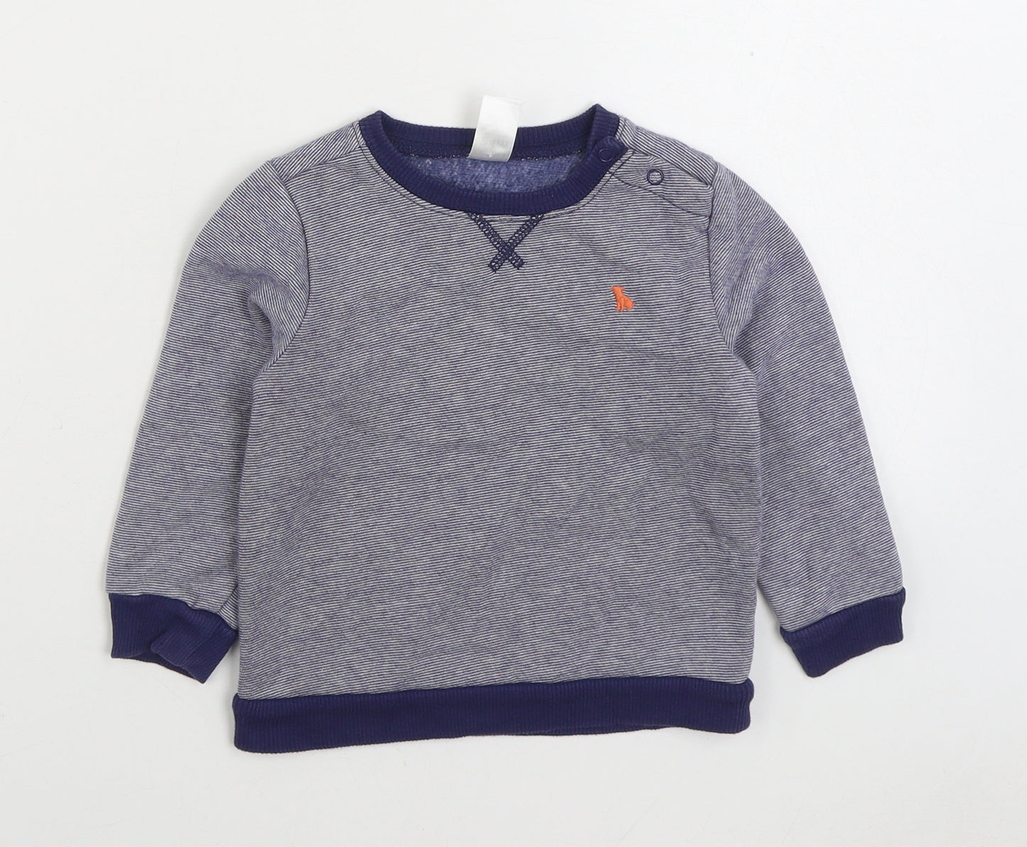 Carters Boys Blue Cotton Pullover Sweatshirt Size 2 Years Pullover
